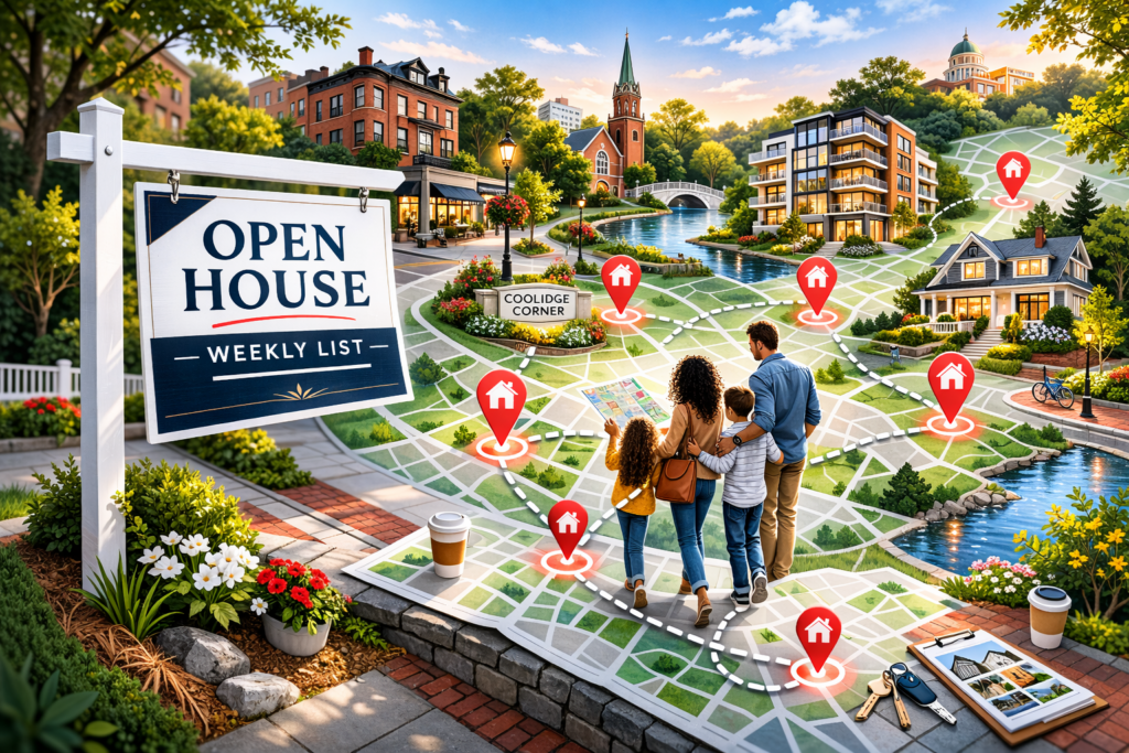 Brookline Weekly Open houses